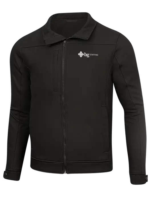 Cornerstone Black Duck Bonded Soft Shell Jacket w/BG Staffing Logo