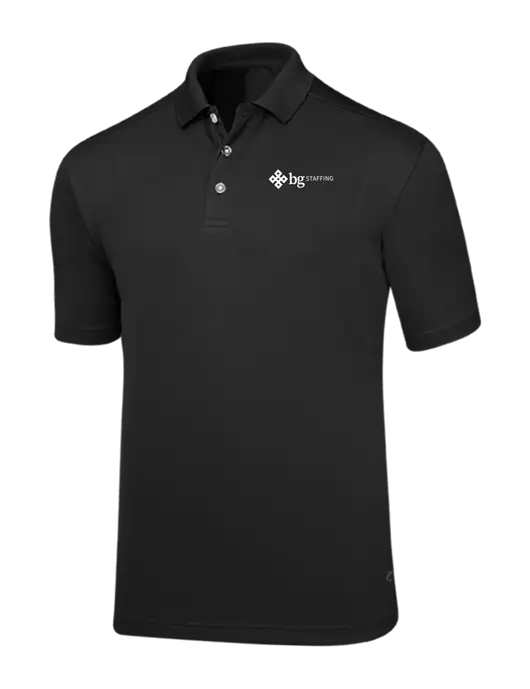 Callaway Core Black Performance Polo w/BG Staffing Logo
