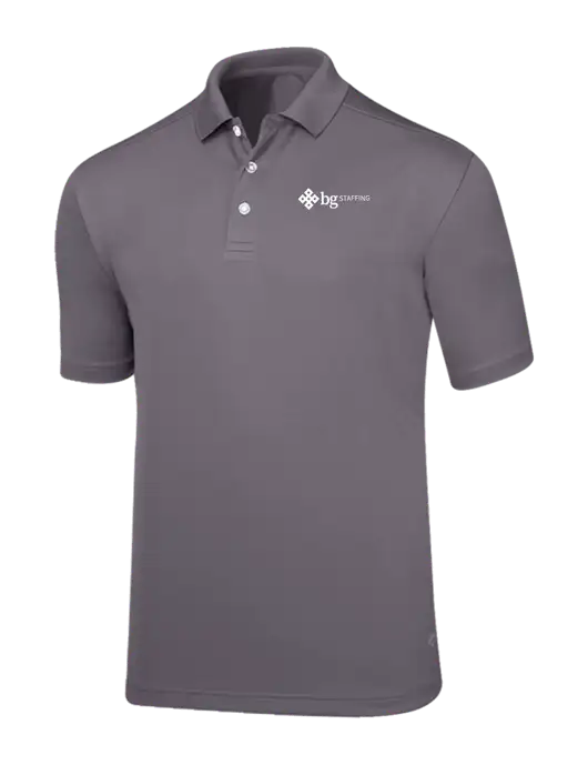 Callaway Core Medium Grey Performance Polo w/BG Staffing Logo