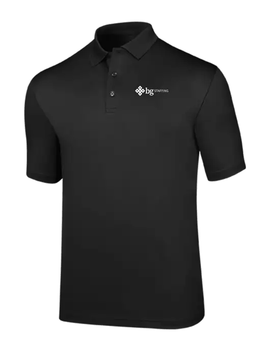 Callaway Opti-Dri Black Chev Polo w/BG Staffing Logo