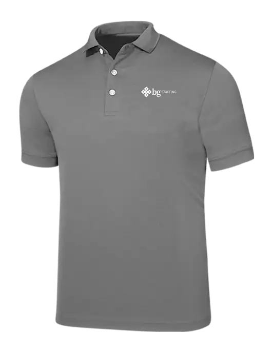 Callaway Ottoman Medium Grey Polo w/BG Staffing Logo