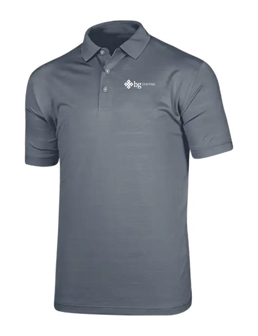 Callaway Vibrant Light Grey Ventilated Polo w/BG Staffing Logo