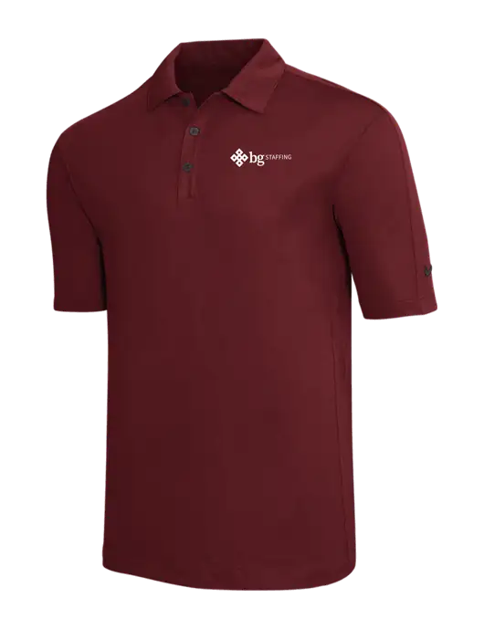 Nike Cardinal Tech Sport Dri-FIT Polo w/BG Staffing Logo