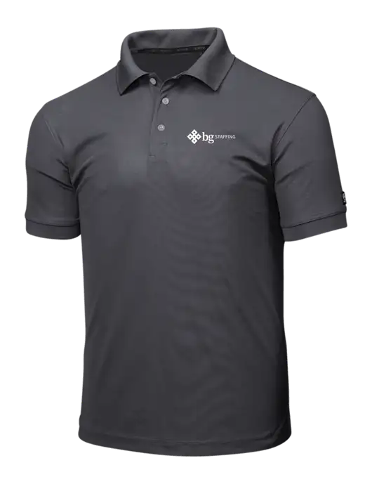 OGIO Charcoal Grey Caliber 2.0 Polo w/BG Staffing Logo