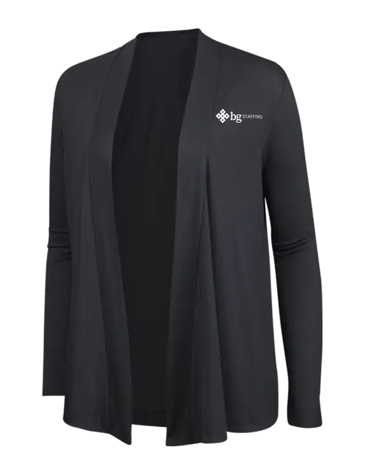 Smoke Grey Womens Concept Cardigan w/BG Staffing Logo