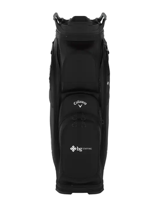 Callaway Org 14 Black Cart Golf Bag  w/BG Staffing Logo